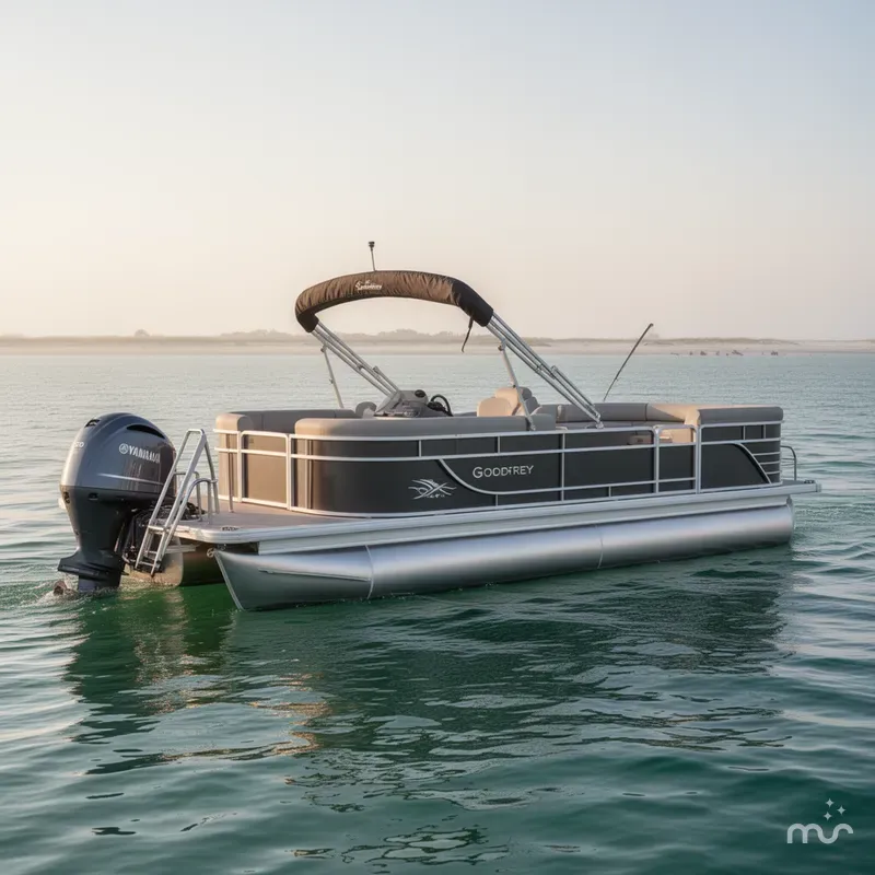 Slide: The Image of Godfrey Sweetwater 2286 SBX Tritoon - 150 Yamaha 2025 - 0