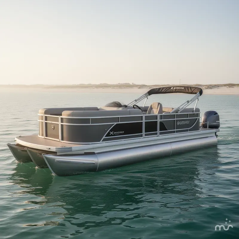 Slide: The Image of Godfrey Sweetwater 2286 SBX Tritoon - 150 Yamaha 2025 - 1
