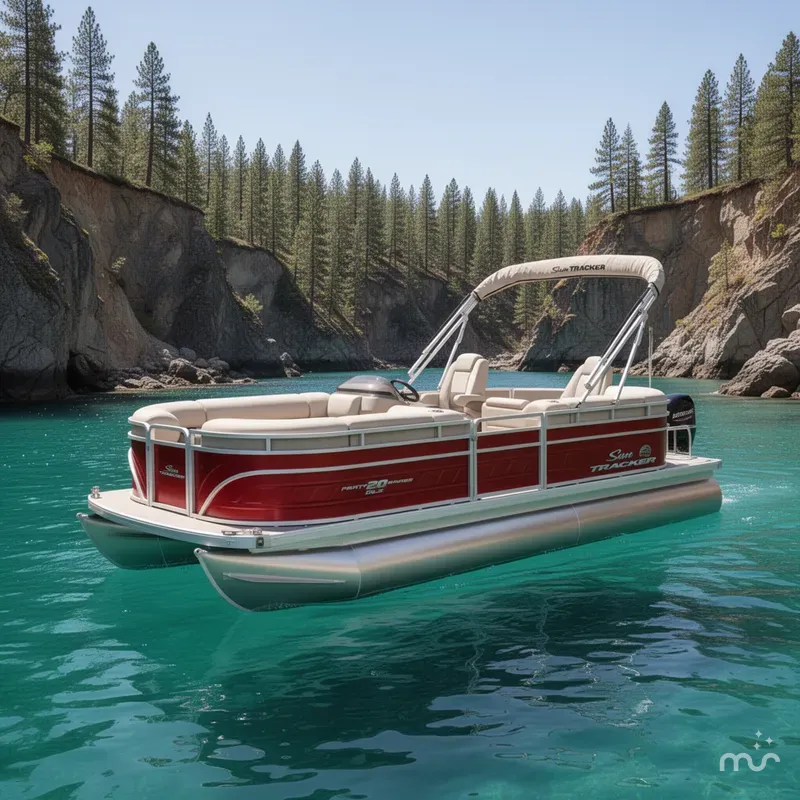 The Image of Sun Tracker Party Barge 20 DLX 2025 - 0