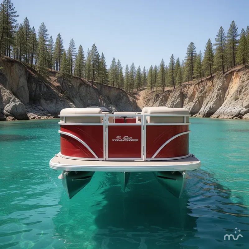 Slide: The Image of Sun Tracker Party Barge 20 DLX 2025 - 1