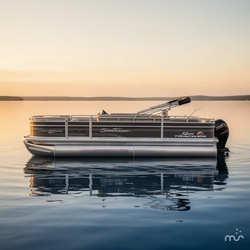 Slide: The Image of Sun Tracker Fishin' Barge 22 DLX 2025 - 1