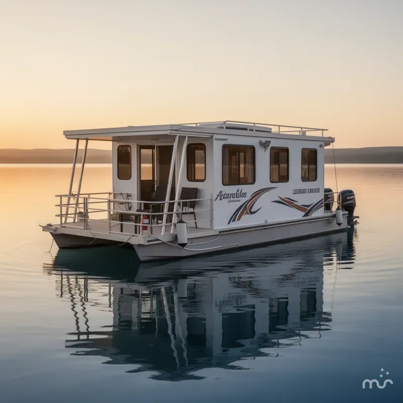 Slide: The Image of Catamaran 39 x 12 Houseboat 2021 - 0