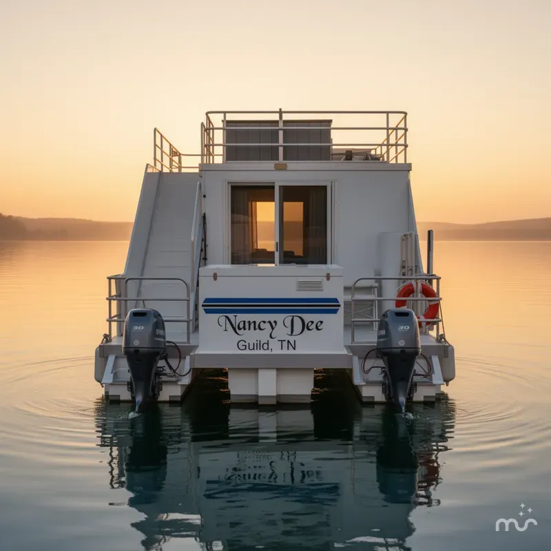 Slide: The Image of Catamaran 39 x 12 Houseboat 2021 - 1