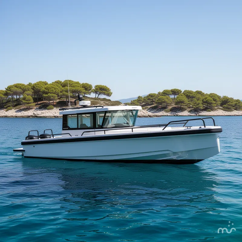 Slide: The Image of Axopar 28 Cabin 2019 - 2