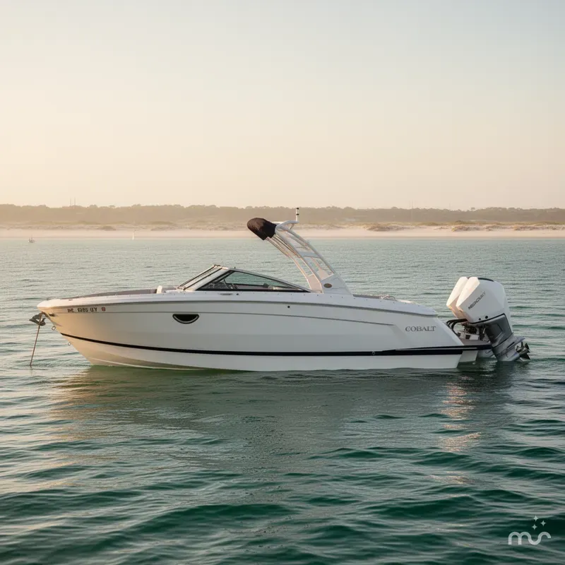 Slide: The Image of Cobalt R8 Outboard 2023 - 2