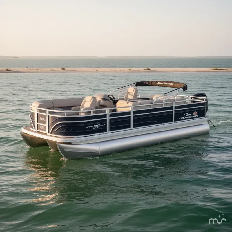 Slide: The Image of Sun Tracker SportFish 20 DLX 2025 - 2