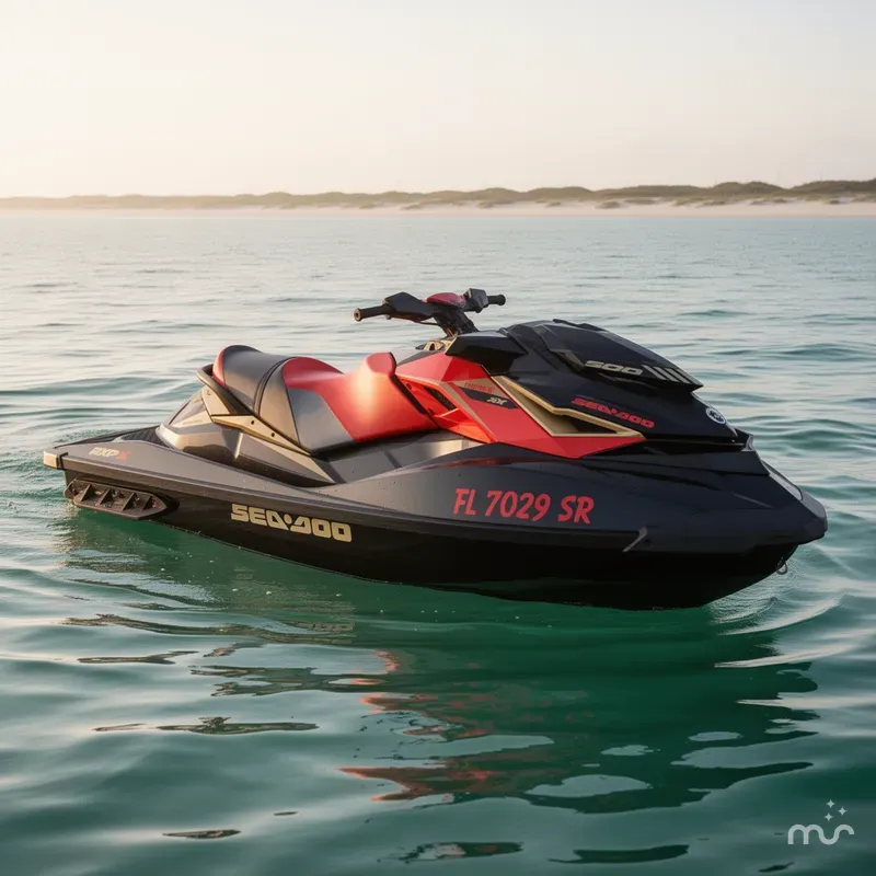 Slide: The Image of Sea-Doo RXP®-X® 300 Black and Lava Red 2019 - 0