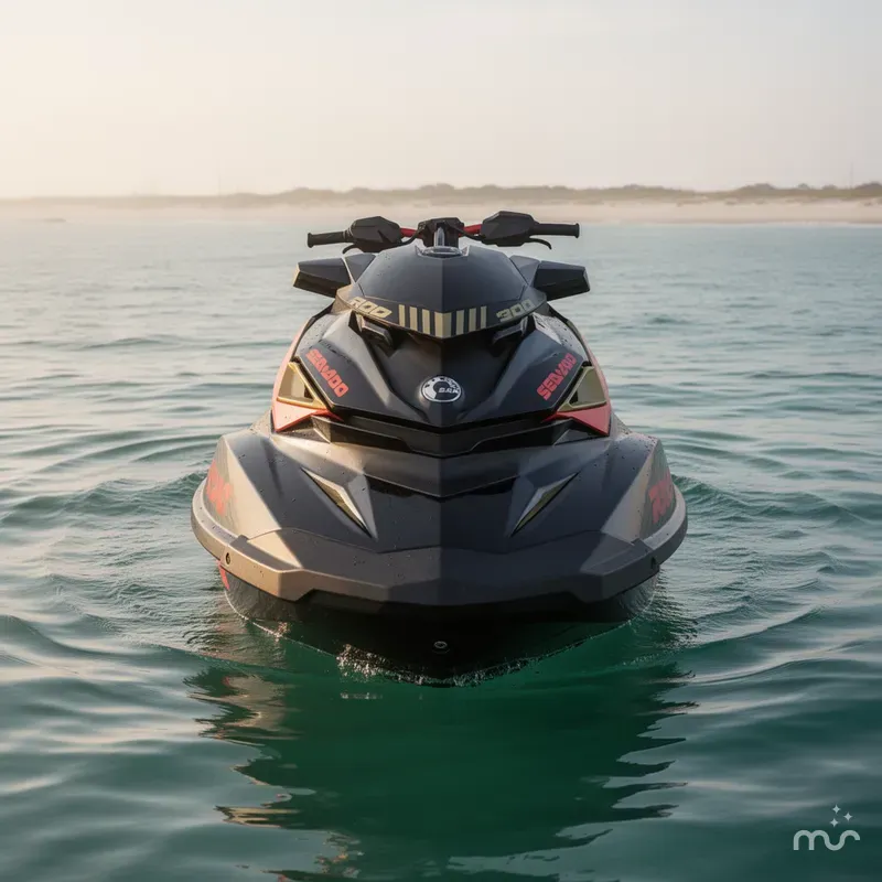 Slide: The Image of Sea-Doo RXP®-X® 300 Black and Lava Red 2019 - 1