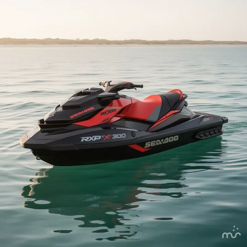Slide: The Image of Sea-Doo RXP®-X® 300 Black and Lava Red 2019 - 4