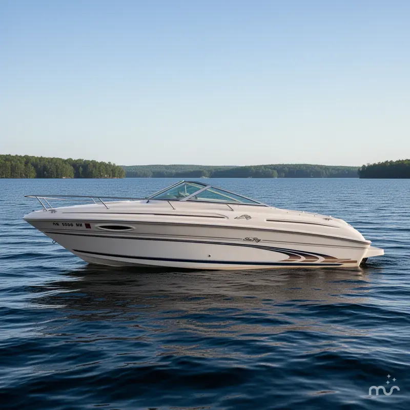 Slide: The Image of Sea Ray 215 Express Cruiser 1998 - 1