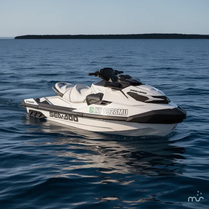 Slide: The Image of Sea-Doo GTX Limited 300 White Pearl Premium 2024 - 0