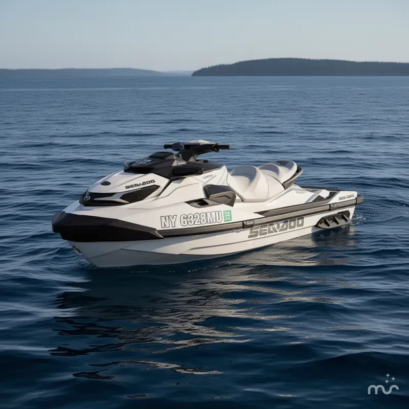 Slide: The Image of Sea-Doo GTX Limited 300 White Pearl Premium 2024 - 2