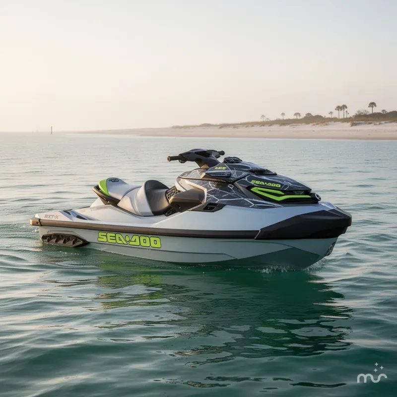 Slide: The Image of Sea-Doo RXT-X™ 325 Ice Metal / Manta Green 2025 - 0