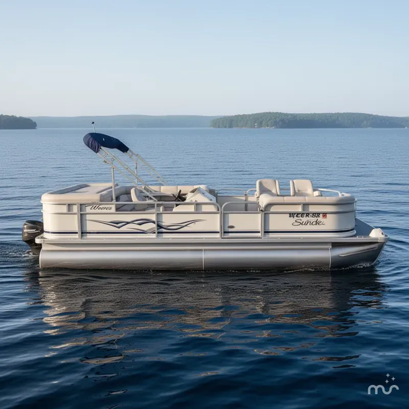 Slide: The Image of Weeres Sundeck 220 Pontoon 2006 - 0