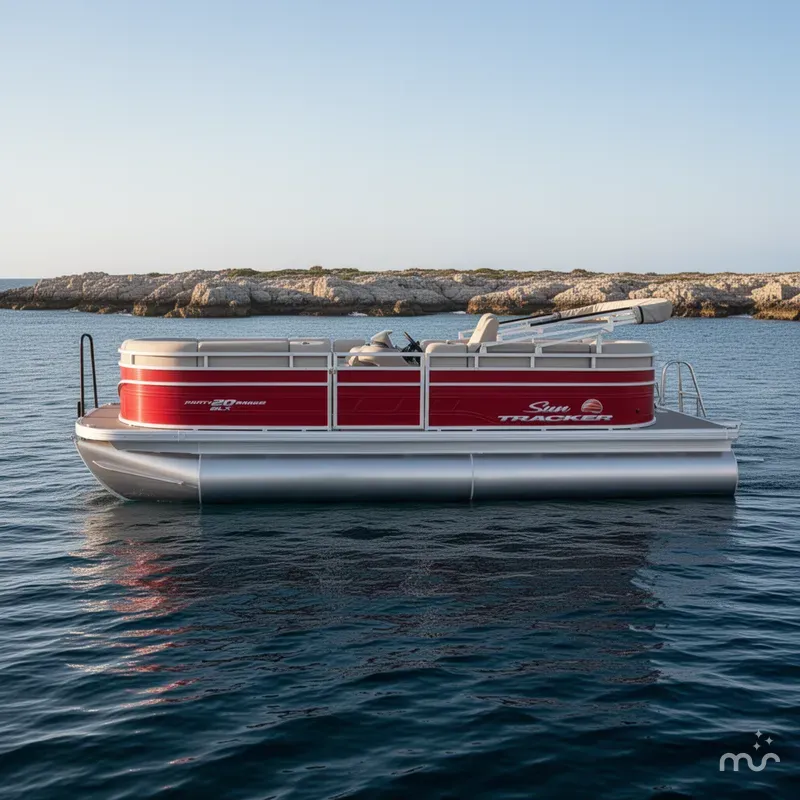 Slide: The Image of Sun Tracker Party Barge 20 DLX 2025 - 2