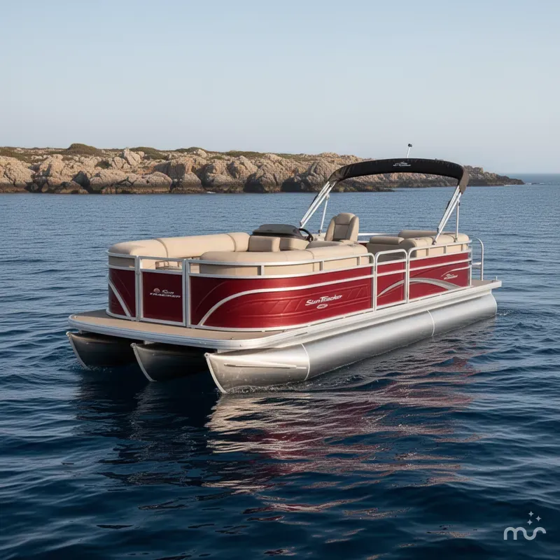 Slide: The Image of Sun Tracker Party Barge 20 DLX 2025 - 3
