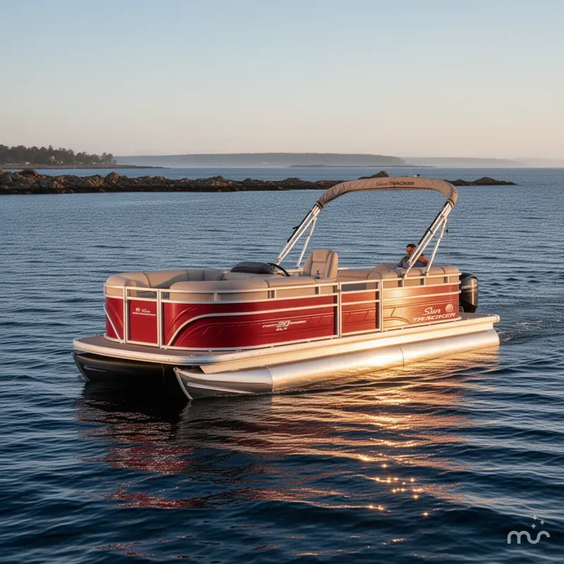 Slide: The Image of Sun Tracker Party Barge 20 DLX 2025 - 4