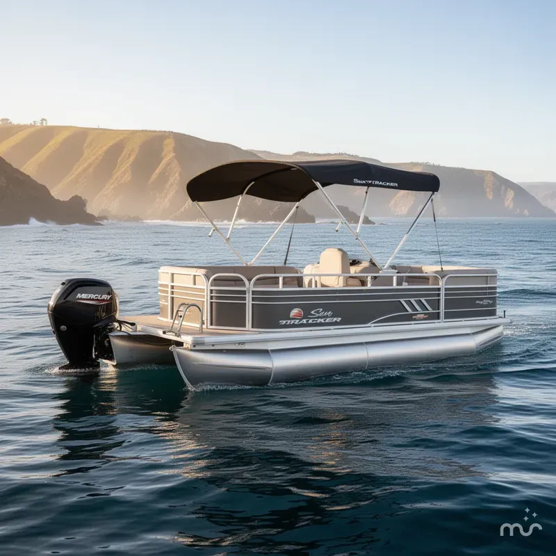 Slide: The Image of Sun Tracker Party Barge 20 DLX 2023 - 0