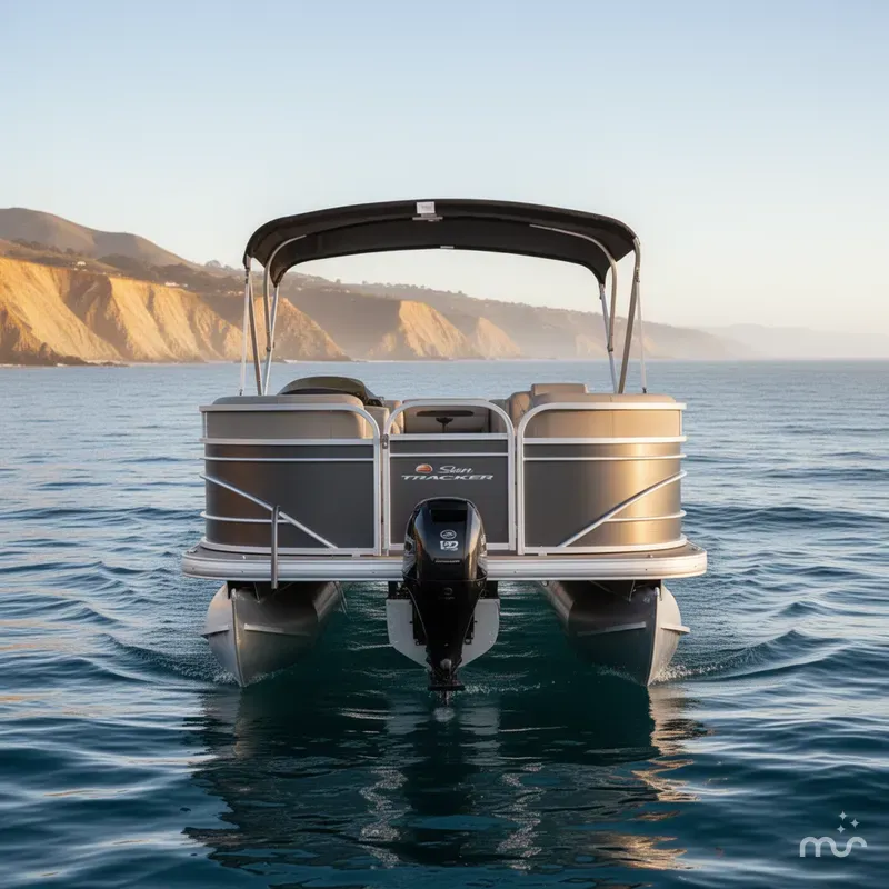 Slide: The Image of Sun Tracker Party Barge 20 DLX 2023 - 2
