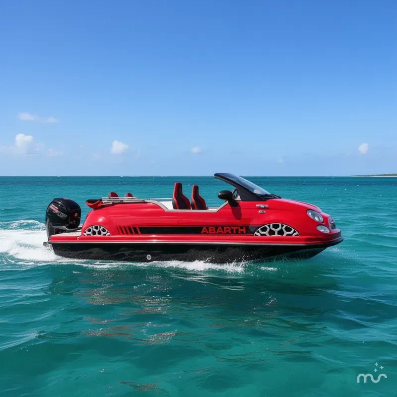 Slide: The Image of Car Off-Shore Fiat 500 Abarth 2026 - 3