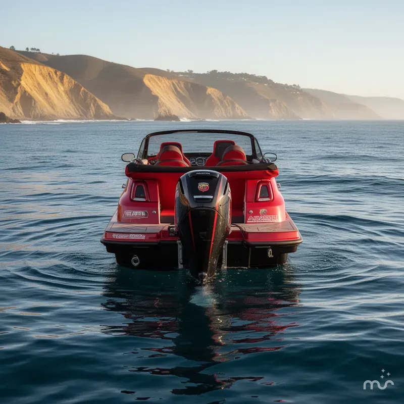 Slide: The Image of Car Off-Shore Fiat 500 Abarth 2026 - 3