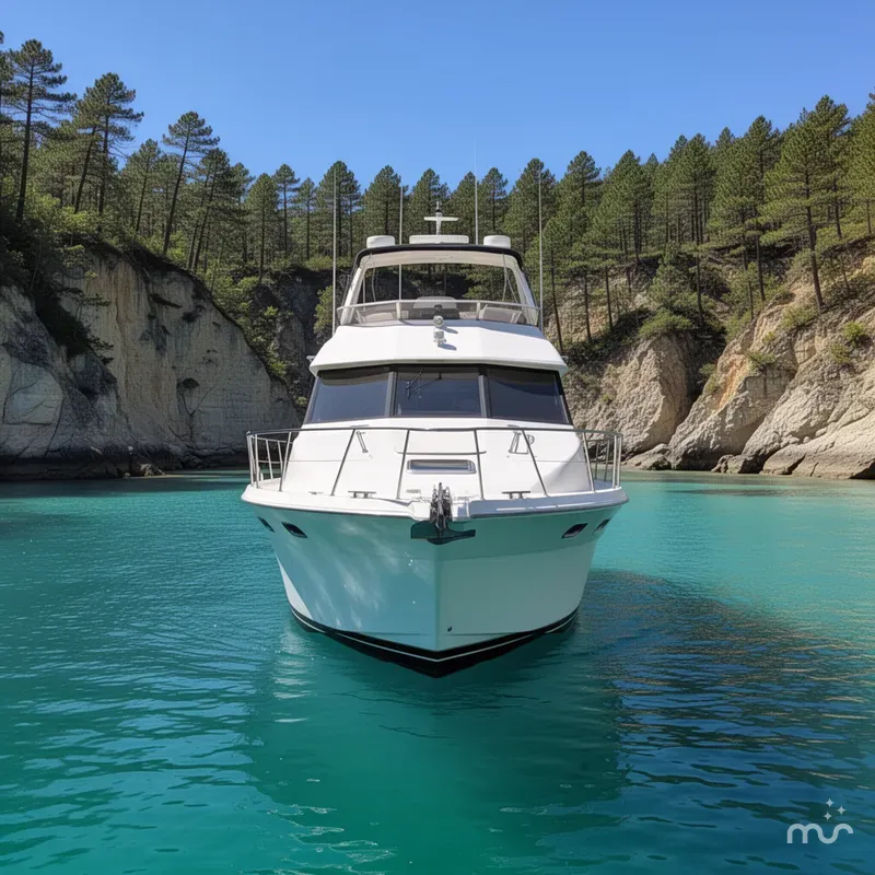 Slide: The Image of Bayliner 4788 Pilot House Motoryacht 1994 - 1