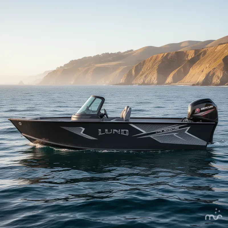 Slide: The Image of Lund Adventure 1775 Sport w/ 115HP Mercury! 2025 - 1