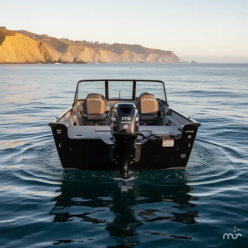 Slide: The Image of Lund Adventure 1775 Sport w/ 115HP Mercury! 2025 - 2
