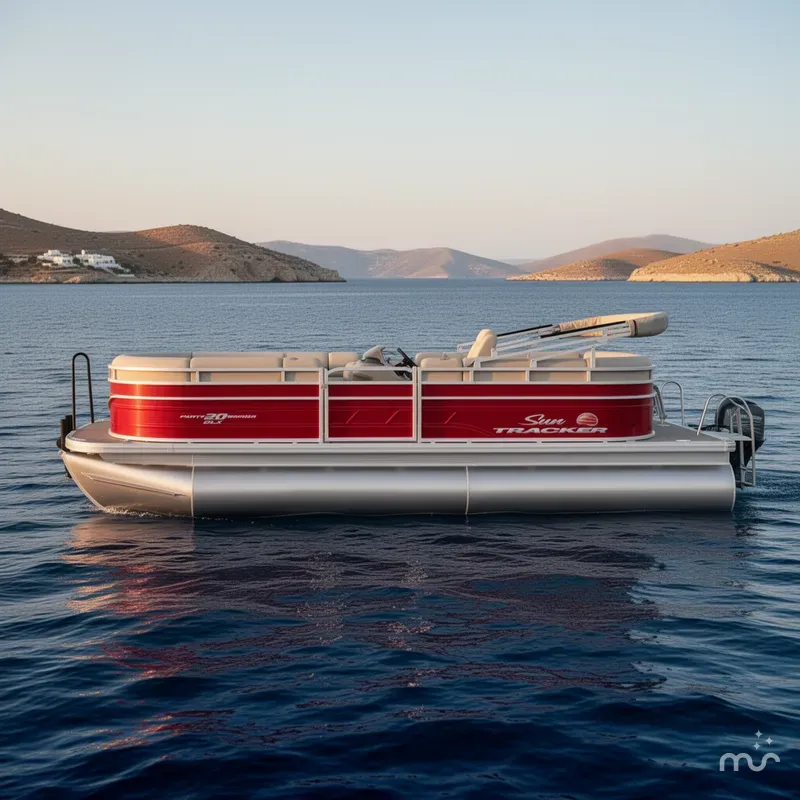 Slide: The Image of Sun Tracker Party Barge 20 DLX 2025 - 2