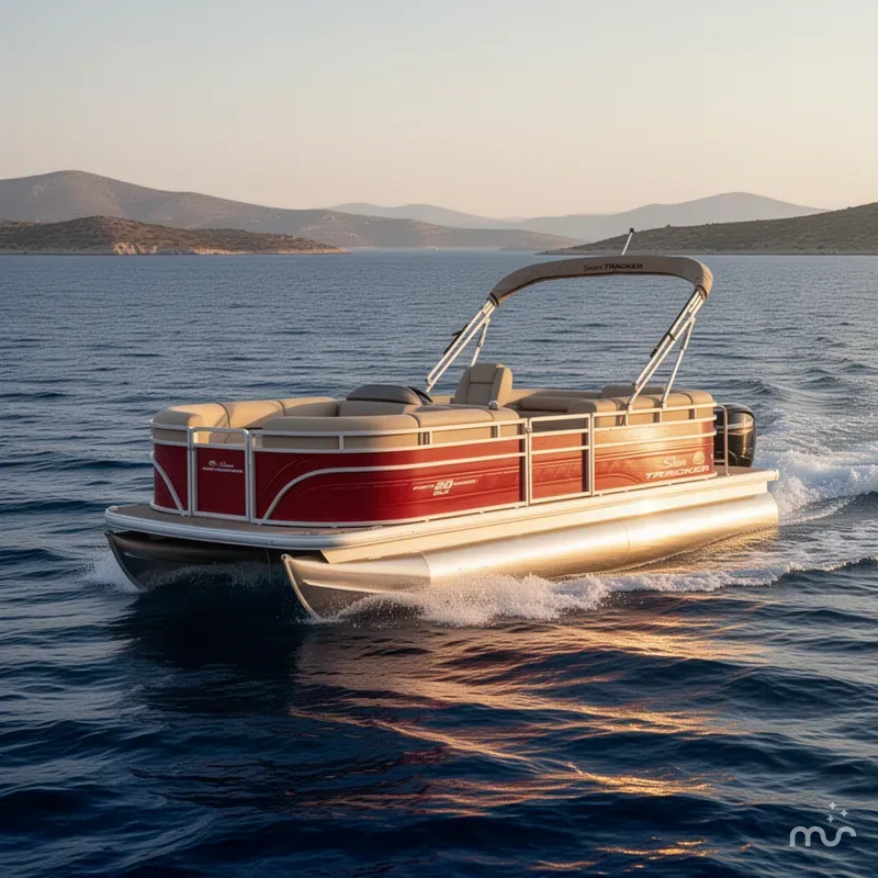 Slide: The Image of Sun Tracker Party Barge 20 DLX 2025 - 4