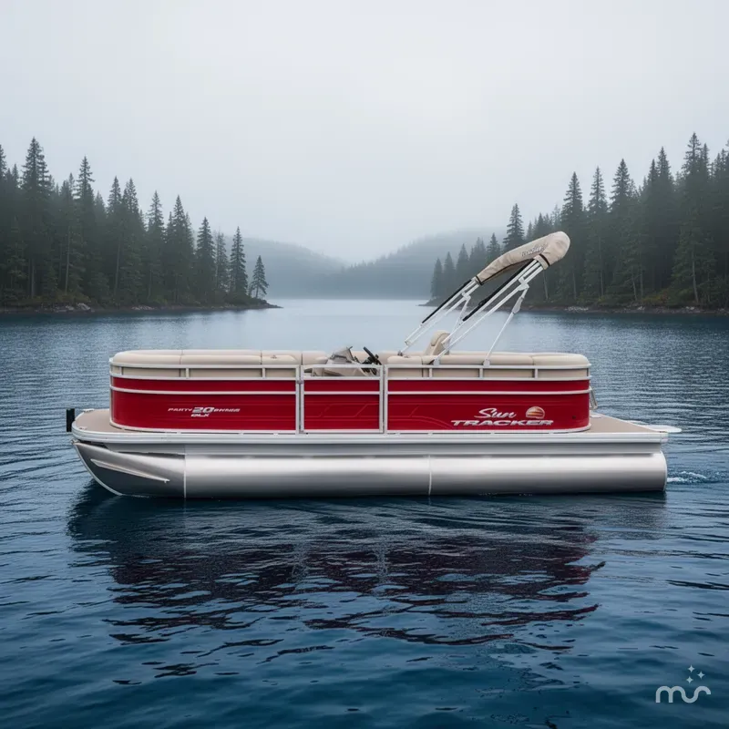 Slide: The Image of Sun Tracker Party Barge 20 DLX 2025 - 2