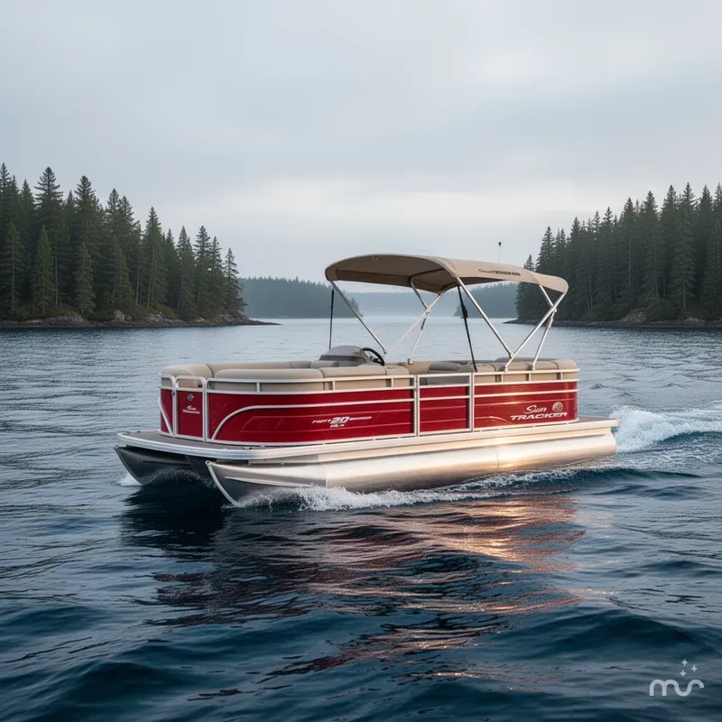 Slide: The Image of Sun Tracker Party Barge 20 DLX 2025 - 4