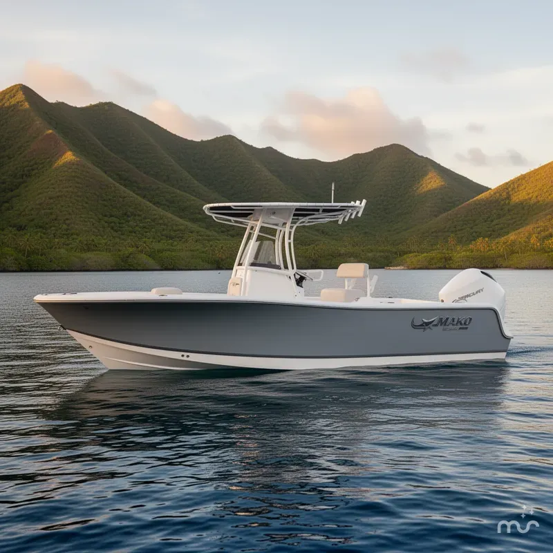 Slide: The Image of Mako 214 Center Console 2025 - 2