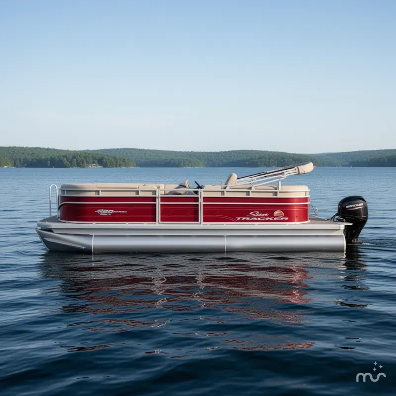 Slide: The Image of Sun Tracker Party Barge 20 DLX 2025 - 1