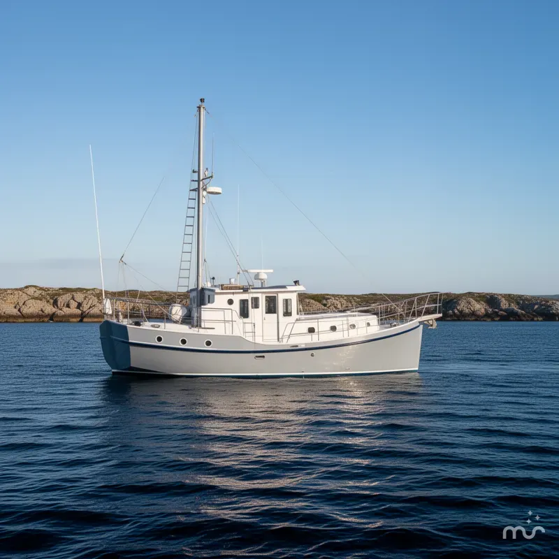 Slide: The Image of Diesel Duck Trawler 1999 - 2