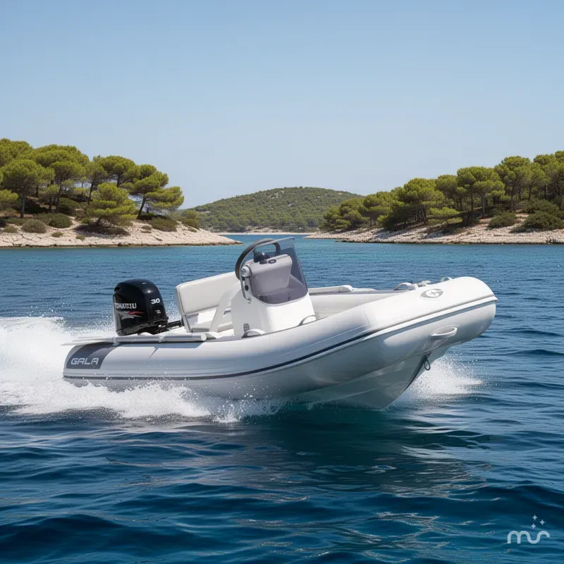 Slide: The Image of Gala Aquahelm A390HQ wtih Tohatsu 30HP 2025 - 1