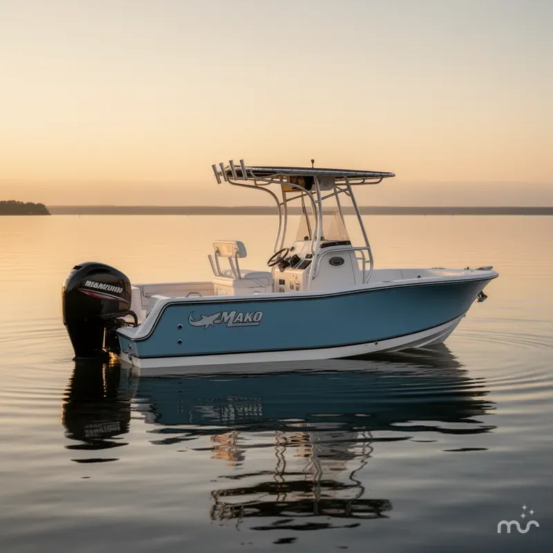 Slide: The Image of Mako 214 Center Console 2025 - 2