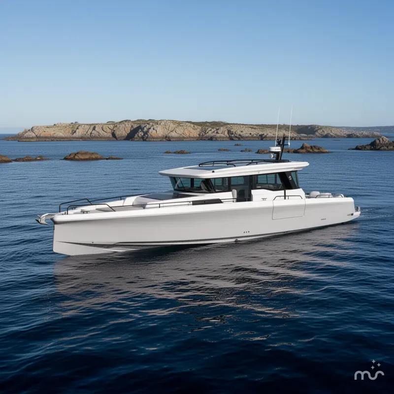 Slide: The Image of Axopar 45 XC Cross Cabin 2025 - 2