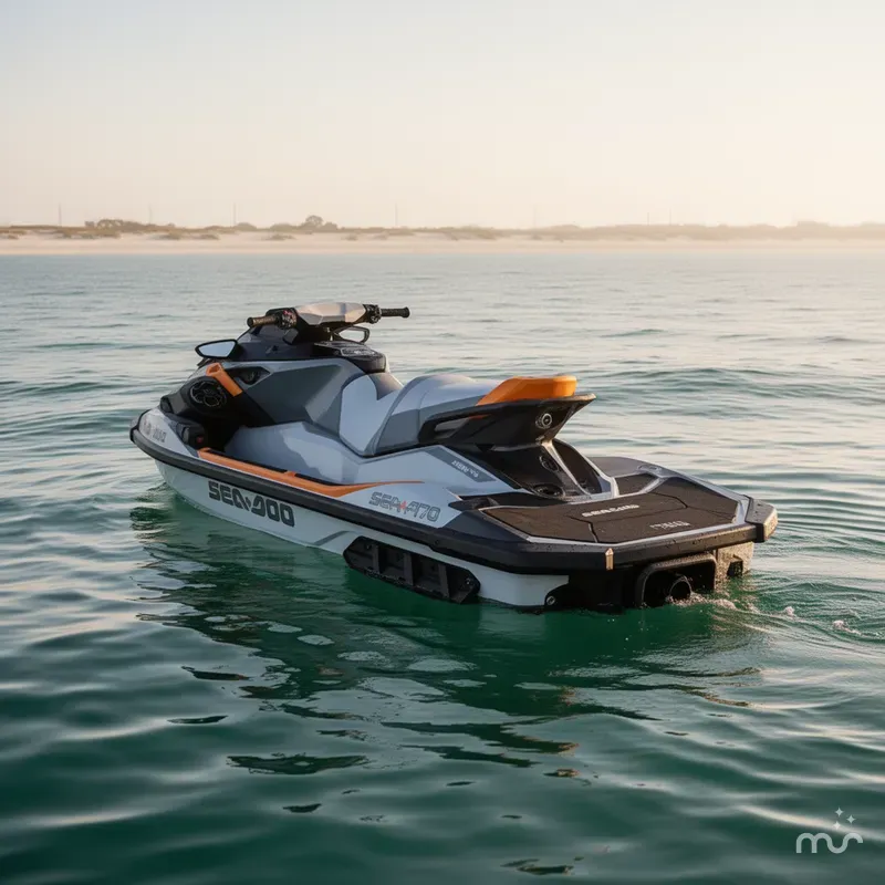 Slide: The Image of Sea-Doo PWC FISHP T 170 AUD GY IBR IDF 25 2025 - 2