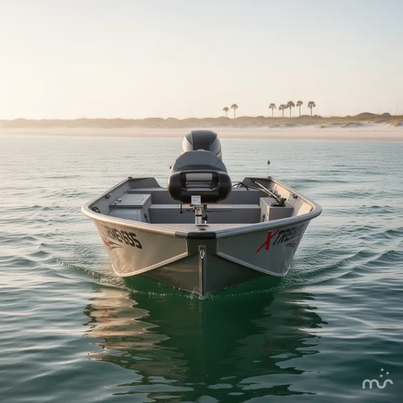Slide: The Image of Xtreme Boats River Skiff 1542SS 2025 - 1