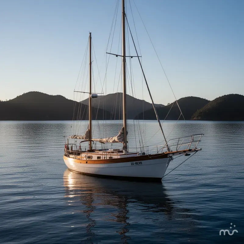 Slide: The Image of Hans Christian 38 Ketch 1979 - 2
