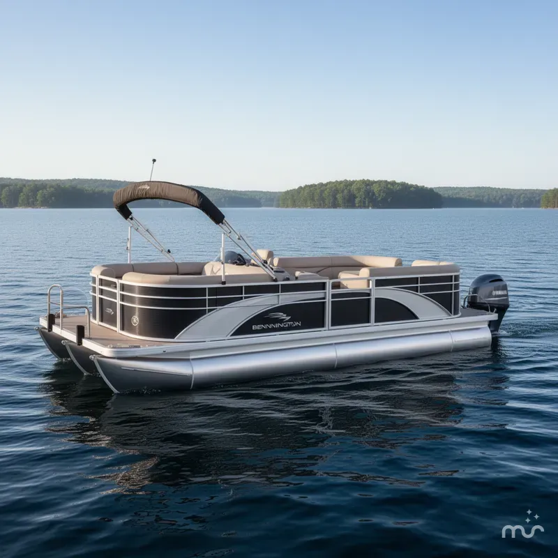 Slide: The Image of Bennington 20 SSN Family / Fish Pontoon with Yamaha 25Hp 2018 - 0