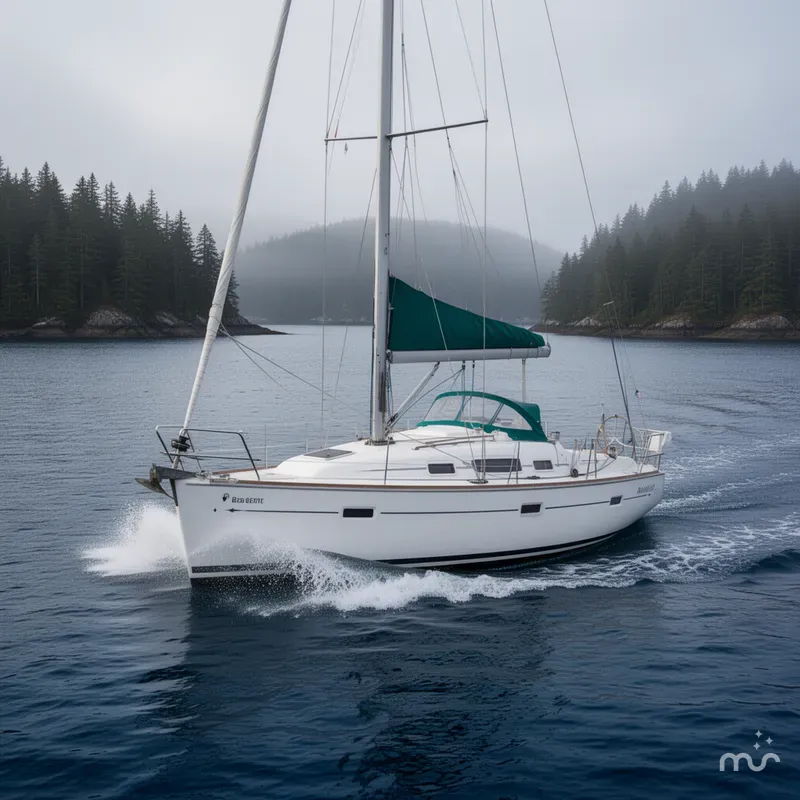 Slide: The Image of Beneteau 411 2000 - 2