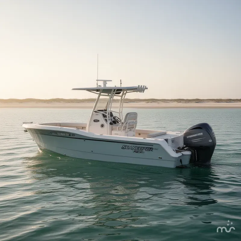 Slide: The Image of Tidewater 232 CC Adventure WITH SEAKEEPER RIDE 2025 - 2
