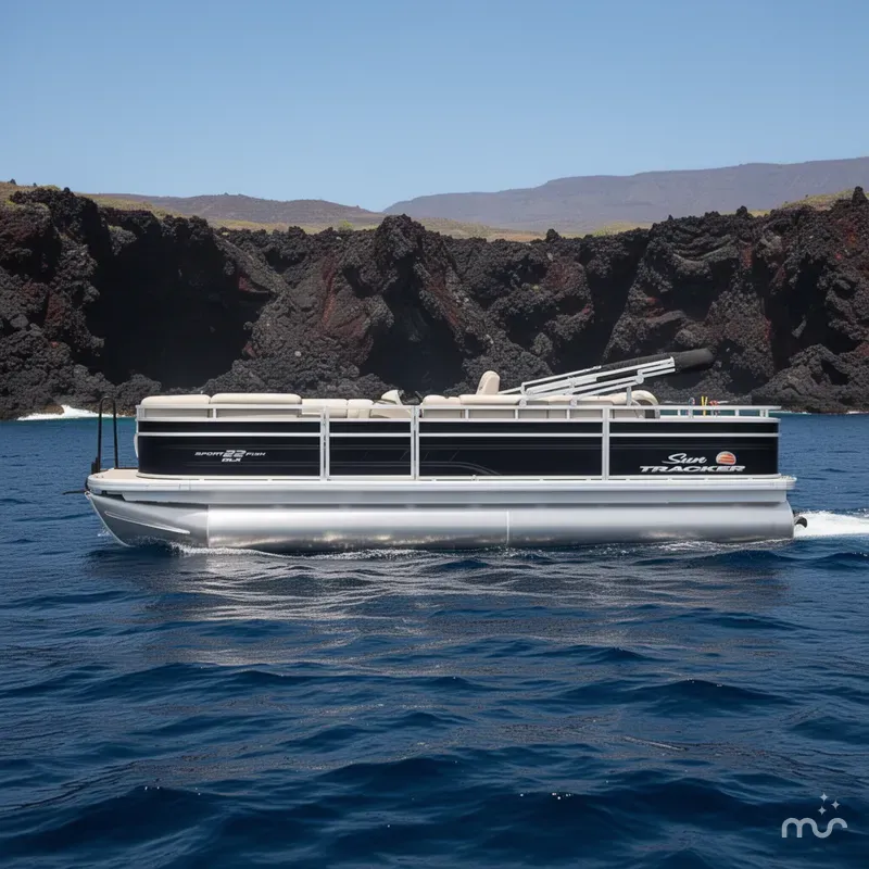 Slide: The Image of Sun Tracker SportFish 22 DLX 2025 - 2