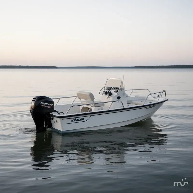 Slide: The Image of Boston Whaler 150 Montauk 2022 - 2