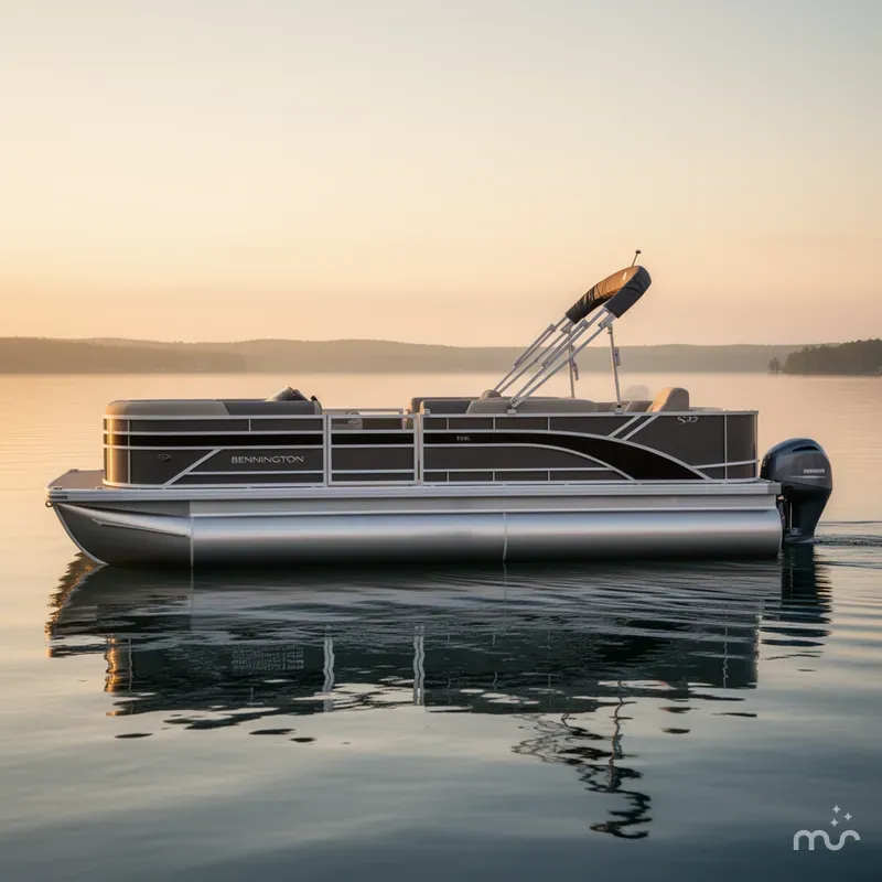 Slide: The Image of Bennington 22 SS SPS Tri-Toon Pontoon 2025 - 1
