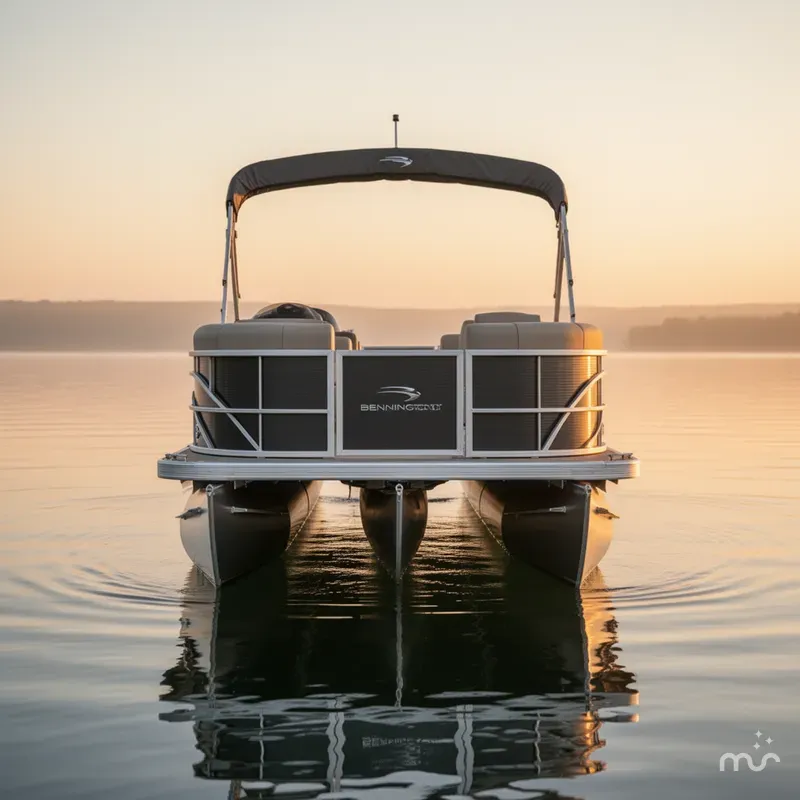 Slide: The Image of Bennington 22 SS SPS Tri-Toon Pontoon 2025 - 2