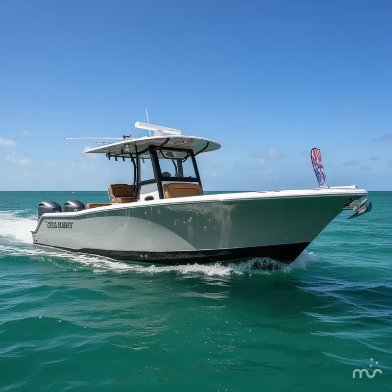 Slide: The Image of Sea Hunt Gamefish 30 with Coffin Box 2020 - 0