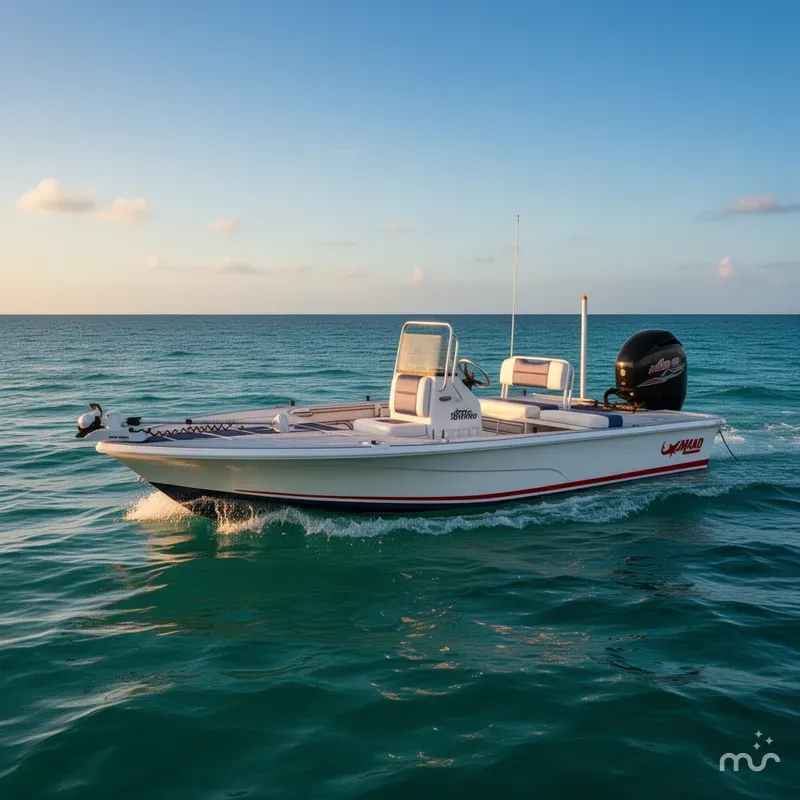 Slide: The Image of Mako 18 Pro Skiff Patriot Edition 2025 - 2